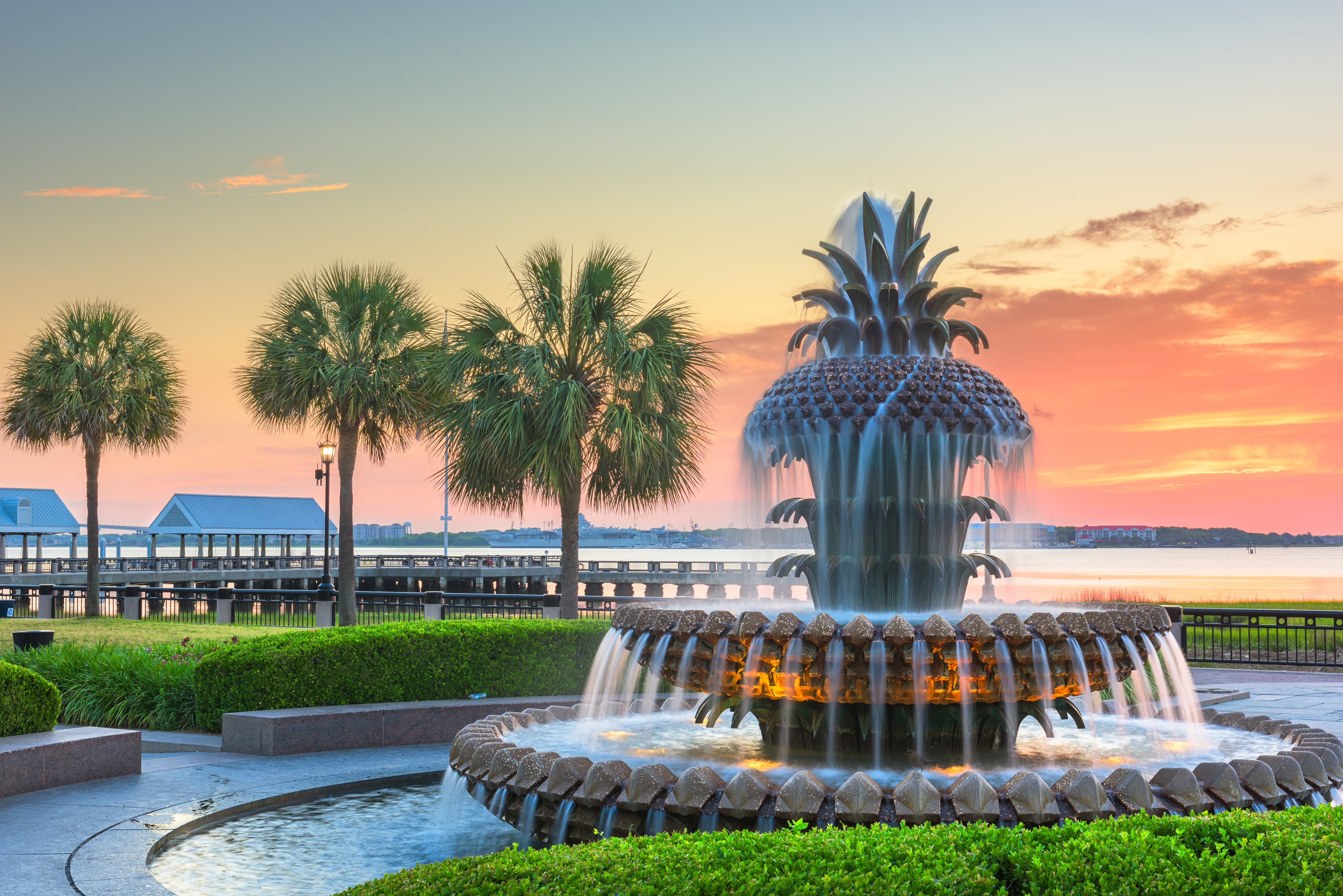 The Charleston waterfront